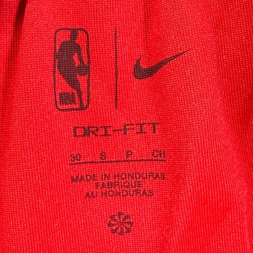 Nike Chicago Bulls NBA 75th Anniversary Shorts Mens Small Red Dri-FIT Engineered